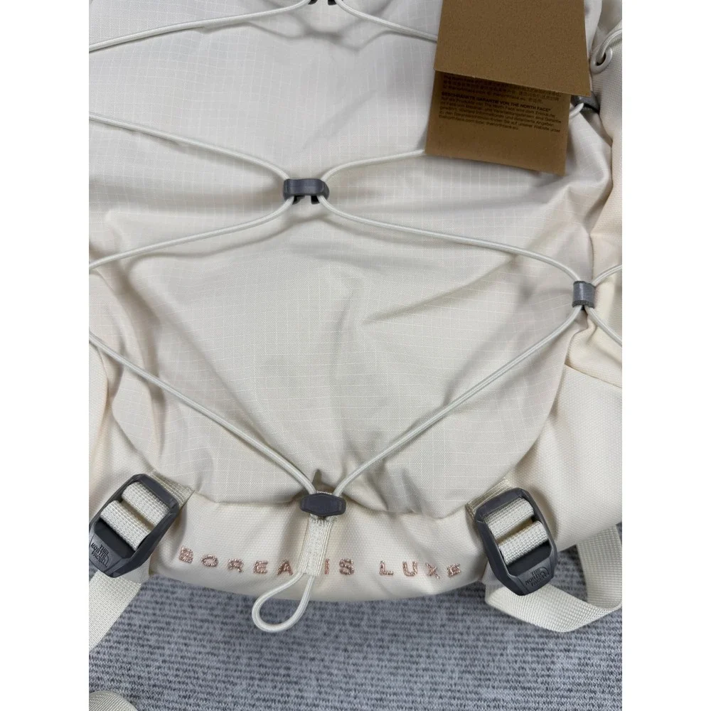 The North Face Women Borealis Luxe Backpack Gardenia White Rose Gold NF0A81E7OUC
